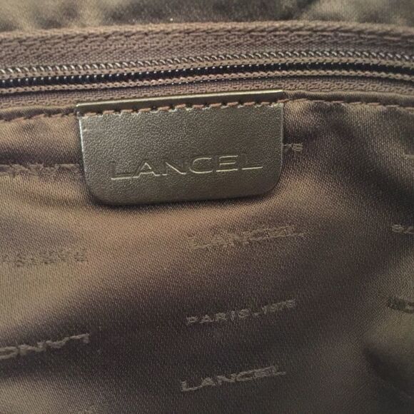 Lancel Shoulder Bag Brown Made in France - Picture 7 of 7